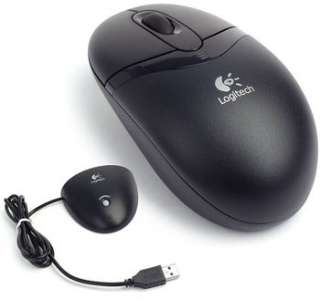 Logitech Cordless Optical Wireless Mouse BLACK (PC&MAC)  