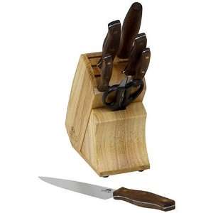 Chicago Cutlery Walnut Tradition 8 Piece Knife Block Set  