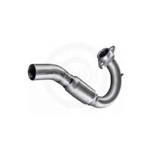   FMF POWERBOMB HEADER WITH MID PIPE   STAINLESS STEEL (POLISHED SILVER