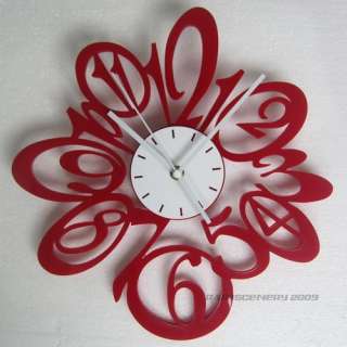   ew Modern Art Number Living Devices Home Room Decor Wall Clock Clocks