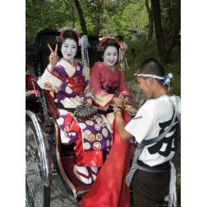  Geisha Maiko (Trainee Geisha) in Costume, Kyoto City, Honshu Island 