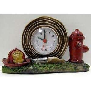  Firefighter Clock Mantel