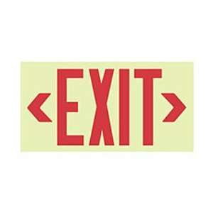  Glo Brite Exit   Red Frameless 