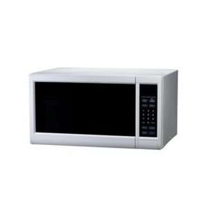   Capacity 900 Watts Compact Digital Microwave Oven White Electronics