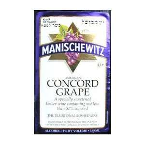  Manischewitz Concord Grape Grocery & Gourmet Food
