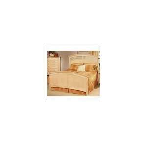   Standard Denmark Panel Bed In Light Maple Finish Furniture & Decor