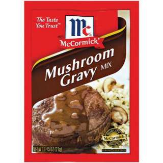 McCormick Mushroom Gravy Mix .75 ozOpens in a new window