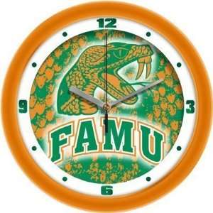 Florida A&M Rattlers Suntime 12 Dimension Glass Crystal Wall Clock 