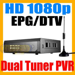 1080p HD Media Player Dual DVB T TV Tuner Recorder PVR  