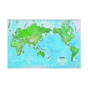 World Physical Map  Industrial & Scientific