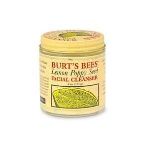  Burts Bees Lemon Poppy Seed Facial Cleanser, 4 Ounce Jar 