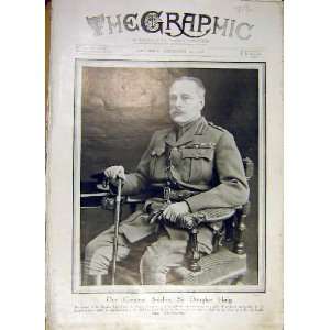  Portrait Douglas Haig Soldier Ww1 War Old Print 1918