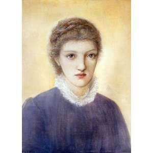  Portrait of Frances Graham by Sir Edward Burne Jones . Art 