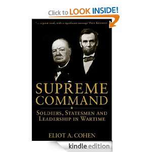 Supreme Command Eliot A Cohen  Kindle Store