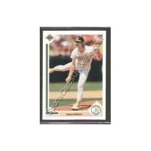 1991 Upper Deck Regular #403 Gene Nelson, Oakland Athletics Baseball 