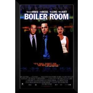   Boiler Room FRAMED 27x40 Movie Poster: Giovanni Ribisi: Home & Kitchen