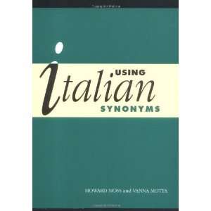  Using Italian Synonyms [Paperback] Howard Moss Books