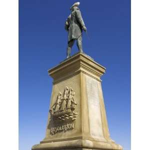  Statue of Captain James Cook, Seafront, Whitby, North 