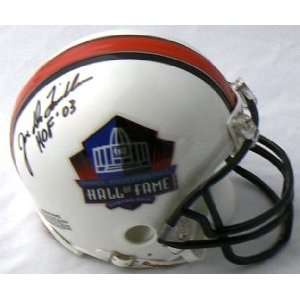 Joe DeLamielleure Autographed HOF Bills Mini Helmet  