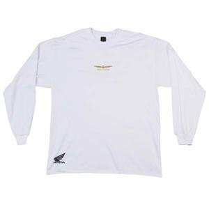  Joe Rocket Gold Wing Long Sleeve T Shirt   Small/White 