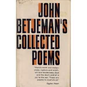 JOHN BETJEMANS COLLECTED POEMS John Betjeman Books