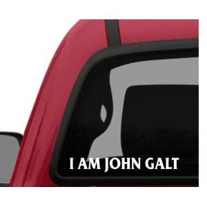  I AM JOHN GALT Vinyl Sticker 