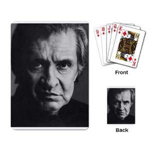 Johnny Cash Playing Cards Single Design