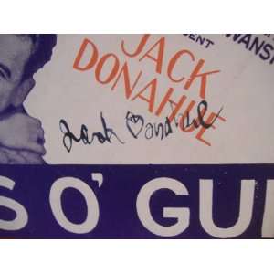  Donahue, Jack Lily Damita Sheet Music Signed Autograph 
