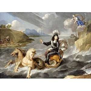  An Allegory of King Louis XIV by Jean Nocret 16.00X11.75 