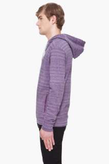 Paul Smith Jeans Violet Hooded Sweatshirt for men  