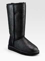  UGG Australia Classic Leather Tall Bomber Boots