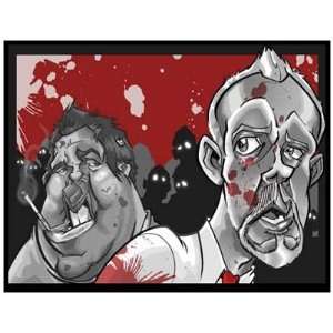   Postcard SHAUN of the DEAD (Simon Pegg, Nick Frost) 