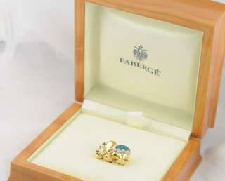   Elephant Ruby Diamond 18k Gold Enamel Brooch with original box  
