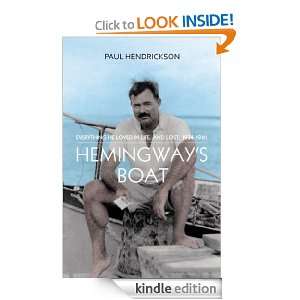 Hemingways Boat Hendrickson Paul  Kindle Store