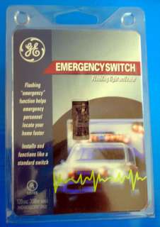 GE Emergency 911 Flashing Light Switch GET HELP FAST!  
