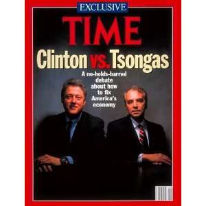 Bill Clinton and Paul Tsongas by TIME Magazine. Size 8.00 X 10.00 Art 