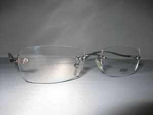 Fendi Eyewear New F548 Eyeglass frame Italy color Dark Rutenium  