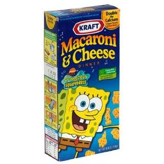  Kraft Macaroni & Cheese Sponge Bob Square Pants Shapes, 5 