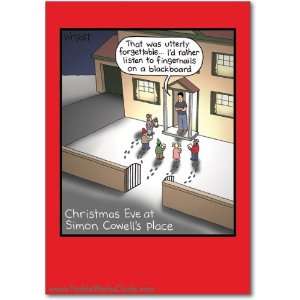 Simon Cowell Set of 12 Funny Christmas Cards