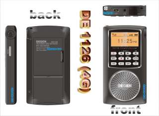 NEW DEGEN DE1126 4GB DSP RADIO +  + DIGITAL RECORDER  