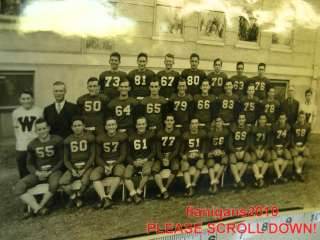    VINTAGE 1936 WACO TEXAS HIGH SCHOOL FOOTBALL TEAM PHOTO  