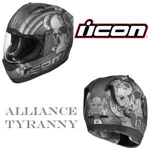 ICON ALLIANCE TYRANNY MOTORCYCLE HELMET BRAND NEW  
