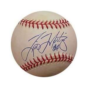 Signed Tino Martinez Baseball     Autographed Baseballs 