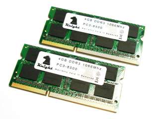 8GB DDR3 1066 MHZ PC3 8500 2X4GB SODIMM FOR MacBook Pro / Intel iMac 