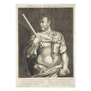  Aullus Vitellius Emperor of Rome 68 Ad Giclee Poster Print 
