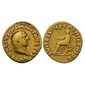  Vitellius, 2 January   20 December 69 A.D.; Gold Aureus 