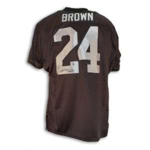 Willie Brown Autographed Jersey   with HOF 84 Inscription 