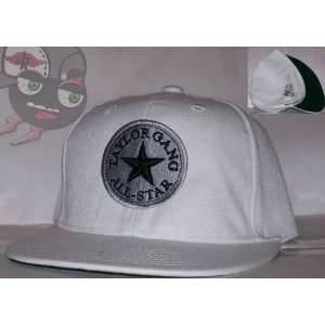   Gang All Star White Wiz Khalifa Snapback Hat Cap 