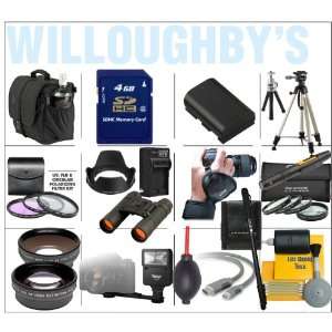  3100 14.2MP Digital SLR Camera Custom Willoughbys Accessory Bundle 