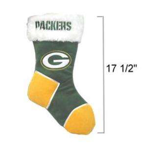 GREEN BAY PACKERS CHRISTMAS STOCKING 17 1/2 INCHES  